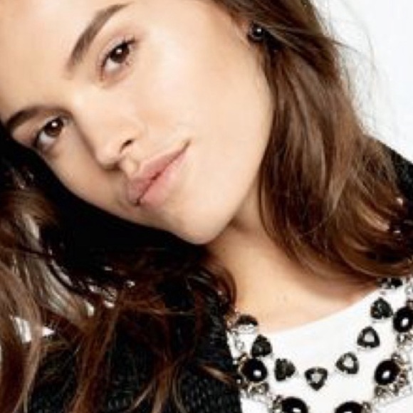 STELLA & DOT • Silver Somerveil Black Grey Crystal Necklace - Picture 10 of 10